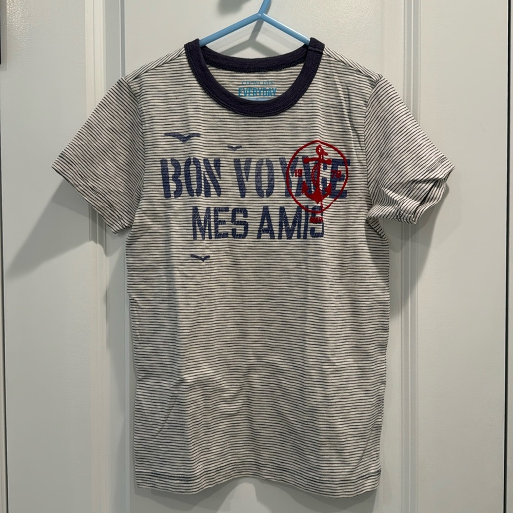 J. Crew Crewcuts Boys Short Sleeve T-shirt, Size 6-7